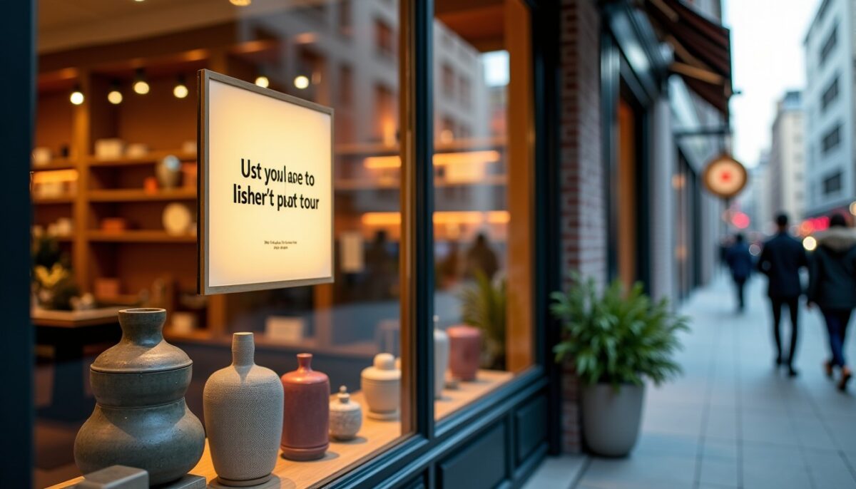 Réussir sa signalétique vitrine pour commerce : guide pratique, erreurs fréquentes et exemples concrets